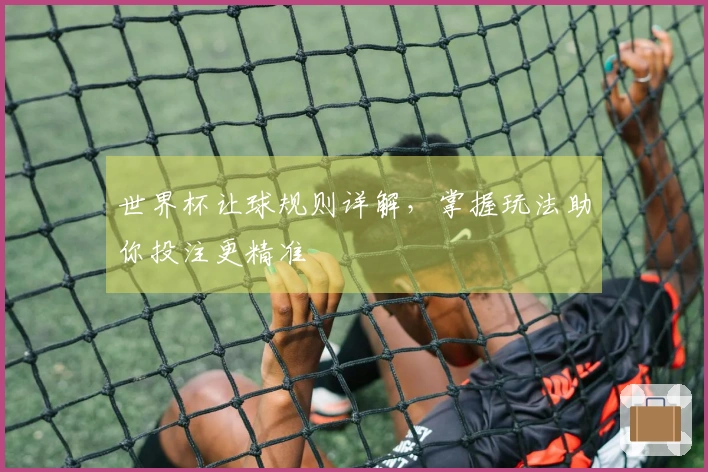世界杯让球规则详解，掌握玩法助你投注更精准