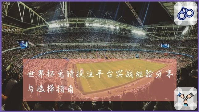 世界杯竞猜投注平台实战经验分享与选择指南