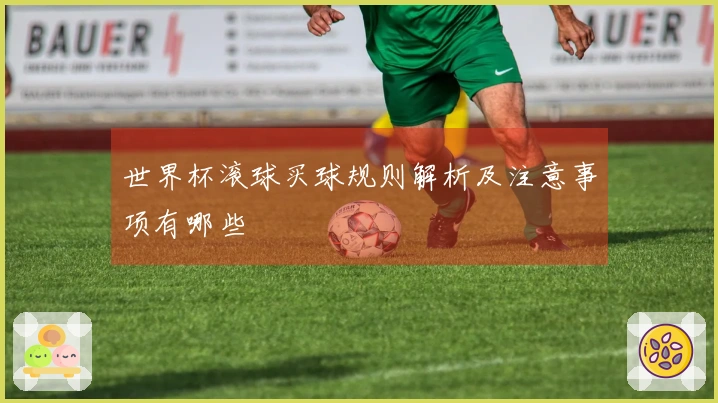 世界杯滚球买球规则解析及注意事项有哪些