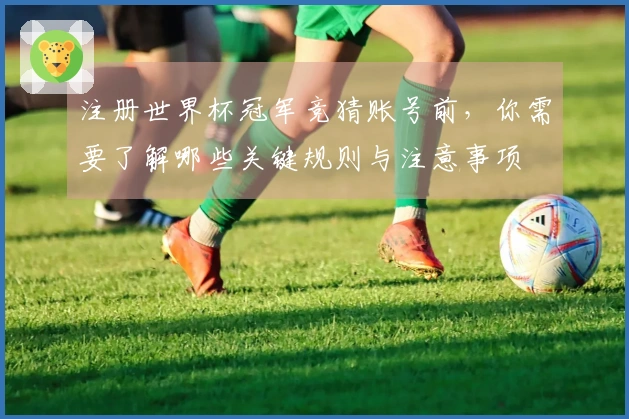 注册世界杯冠军竞猜账号前，你需要了解哪些关键规则与注意事项