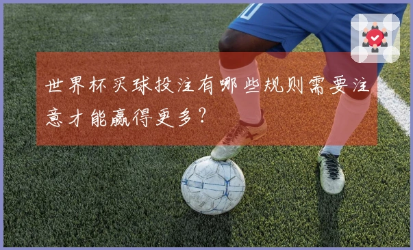 世界杯买球投注有哪些规则需要注意才能赢得更多？